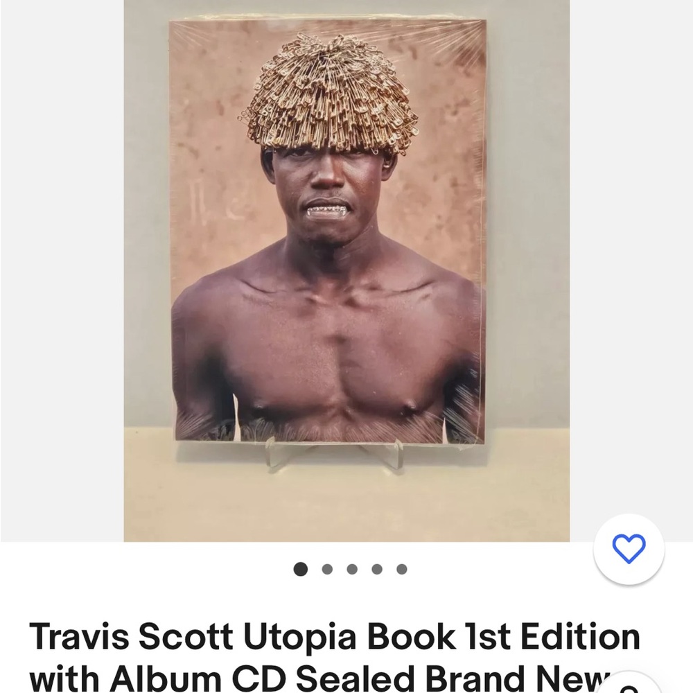 Travis Scott Utopia Book 1st Edition with Album CD Sealed Brand New